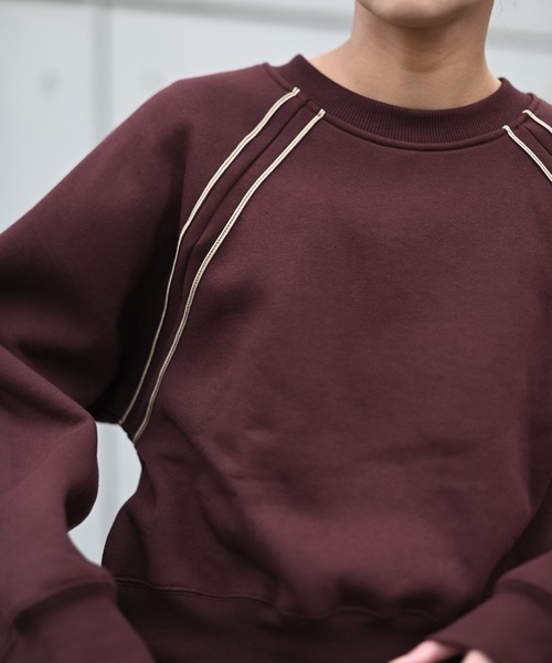 Marient（マリエント）の「ショルダーコードラインPO（スウェット・レディース・ブラウン/ブラック・FREE）」の7枚目の写真