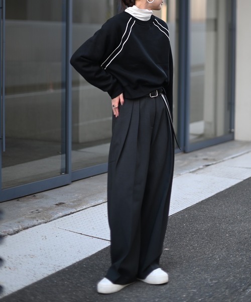 Marient（マリエント）の「ショルダーコードラインPO（スウェット・レディース・ブラウン/ブラック・FREE）」の12枚目の写真