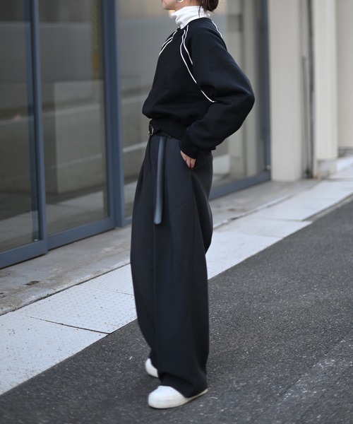 Marient（マリエント）の「ショルダーコードラインPO（スウェット・レディース・ブラウン/ブラック・FREE）」の11枚目の写真