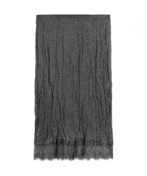 JNBY(ジェーエヌビーワイ)の「Shimmer Lace Knit Skirt / レースニットスカート(スカート・レディース・ブラック/グレー・40/38/36)」の11枚目の写真