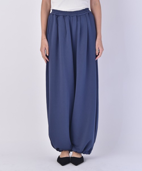 AKTE（アクテ）の「ボリュームスウェットパンツ（スウェットパンツ・レディース・ネイビー/オフホワイト・1/2）」の22枚目の写真