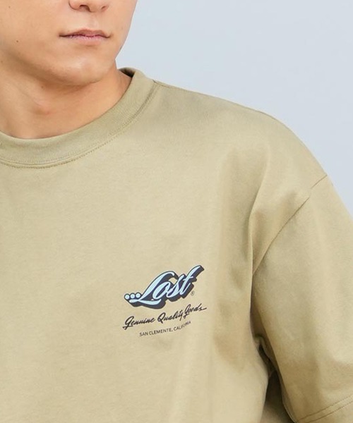 lost(ロスト)の「lost/ロスト 半袖Tシャツ/半袖Tee ヘビーウェイト バックプリント ユニセックス L25S-2105(Tシャツ/カットソー・メンズ・グレイッシュベージュ/ホワイト・XL/L/M)」の15枚目の写真