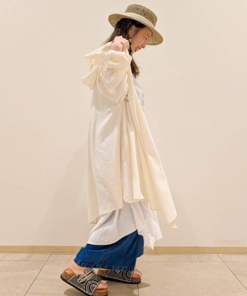 チャイハネ(チャイハネ)の「【チャイハネ】メンヘンディ刺繍MEN'Sカーディガン(カーディガン/ボレロ・メンズ・ベージュ/ホワイト/ブラック・FREE)」の7枚目の写真