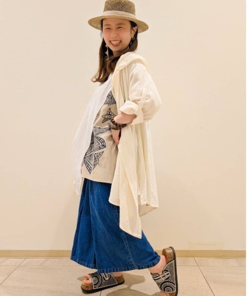 チャイハネ(チャイハネ)の「【チャイハネ】メンヘンディ刺繍MEN'Sカーディガン(カーディガン/ボレロ・メンズ・ベージュ/ホワイト/ブラック・FREE)」の9枚目の写真