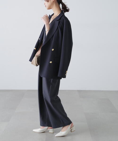 FREE'S MART（フリーズマート）の「◆［MFM］リネンライクオールインワン（つなぎ/オールインワン・レディース・ネイビー/ベージュ/グレー・FREE）」の19枚目の写真