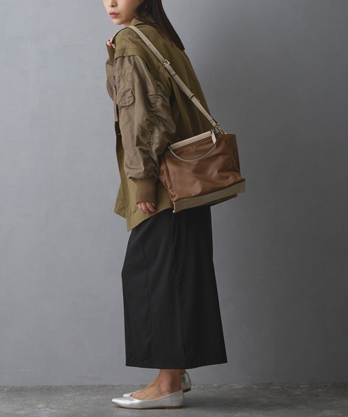 NICOLE white（ニコルホワイト）の「MA-1ハーフコート（その他アウター・レディース・カーキ/ブラック・FREE）」の14枚目の写真