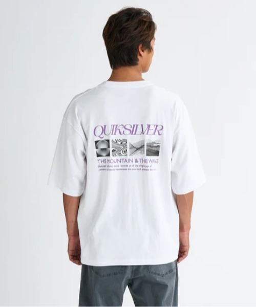 Quiksilver(クイックシルバー)の「INTERCONNECT ST /クイックシルバーバックプリント半袖Tシャツ(Tシャツ/カットソー・メンズ・ピンク/ホワイト/インディゴブルー/ブラック・X-LARGE/MEDIUM/LARGE/SMALL)」の2枚目の写真