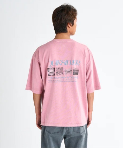 Quiksilver(クイックシルバー)の「INTERCONNECT ST /クイックシルバーバックプリント半袖Tシャツ(Tシャツ/カットソー・メンズ・ピンク/ホワイト/インディゴブルー/ブラック・X-LARGE/MEDIUM/LARGE/SMALL)」の4枚目の写真