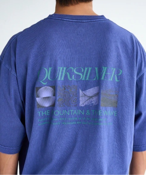 Quiksilver(クイックシルバー)の「INTERCONNECT ST /クイックシルバーバックプリント半袖Tシャツ(Tシャツ/カットソー・メンズ・ピンク/ホワイト/インディゴブルー/ブラック・X-LARGE/MEDIUM/LARGE/SMALL)」の7枚目の写真