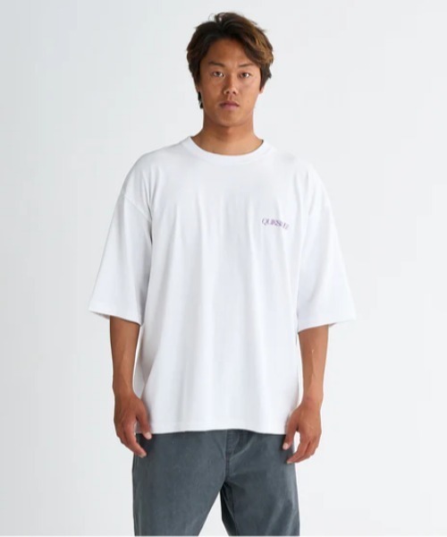 Quiksilver(クイックシルバー)の「INTERCONNECT ST /クイックシルバーバックプリント半袖Tシャツ(Tシャツ/カットソー・メンズ・ピンク/ホワイト/インディゴブルー/ブラック・X-LARGE/MEDIUM/LARGE/SMALL)」の5枚目の写真