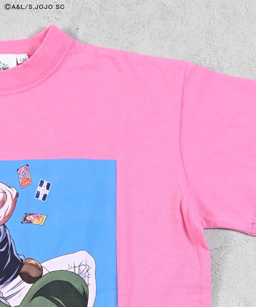 ジョジョの奇妙な冒険（ジョジョノキミョウナボウケン）の「【ジョジョの奇妙な冒険】別注Tシャツ/おとな（Tシャツ/カットソー・レディース・チャコール/ピンク/ブラック・160cm/180cm）」の21枚目の写真