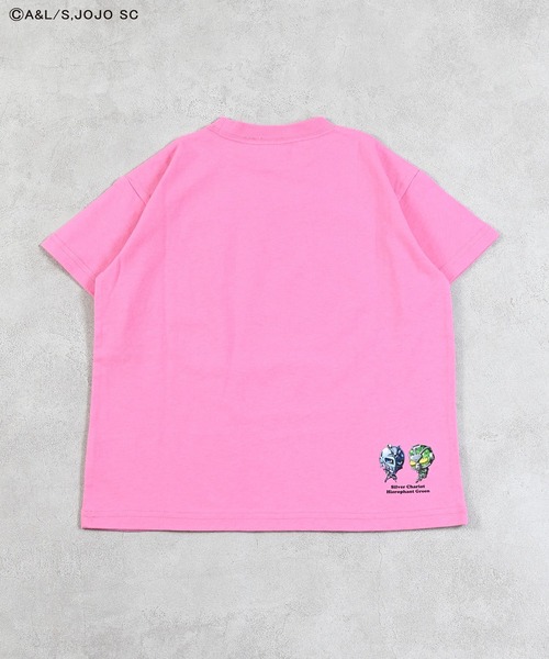 ジョジョの奇妙な冒険（ジョジョノキミョウナボウケン）の「【ジョジョの奇妙な冒険】別注Tシャツ/おとな（Tシャツ/カットソー・レディース・チャコール/ピンク/ブラック・160cm/180cm）」の20枚目の写真