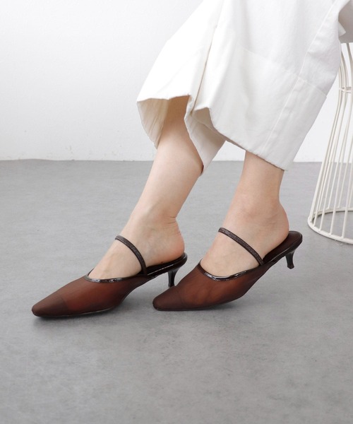 Three Four Time（ｽﾘｰﾌｫｰﾀｲﾑ）の「【Casselini】Sheer mules（サンダル・レディース・ブルー/ベージュ/ブラウン・24㎝/23.5㎝）」の6枚目の写真