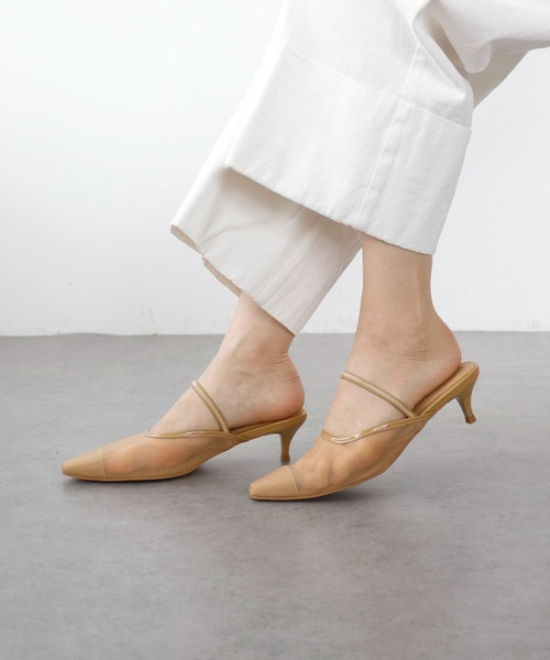 Three Four Time（ｽﾘｰﾌｫｰﾀｲﾑ）の「【Casselini】Sheer mules（サンダル・レディース・ブルー/ベージュ/ブラウン・24㎝/23.5㎝）」の9枚目の写真