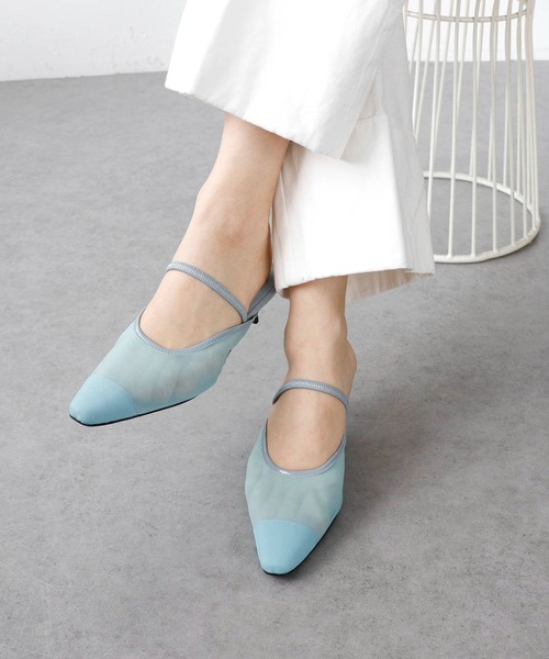 Three Four Time（ｽﾘｰﾌｫｰﾀｲﾑ）の「【Casselini】Sheer mules（サンダル・レディース・ブルー/ベージュ/ブラウン・24㎝/23.5㎝）」の12枚目の写真