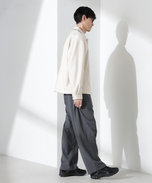 セール】フェイクスエードシャツブルゾン（ブルゾン）｜NANO universe