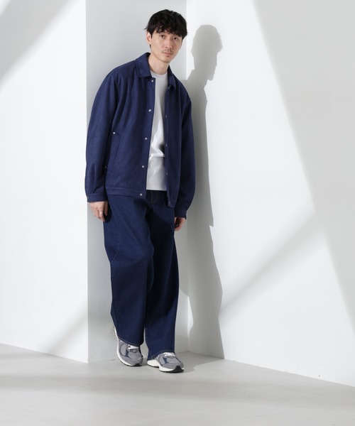 セール】フェイクスエードシャツブルゾン（ブルゾン）｜NANO universe