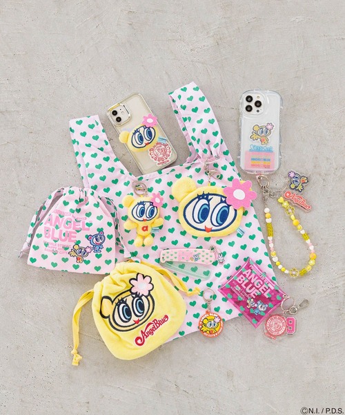 シェルミィグッズ（友我多め） ANGEL BLUE】トイモバイルグリップ 202692（スマホグッズ）｜Me