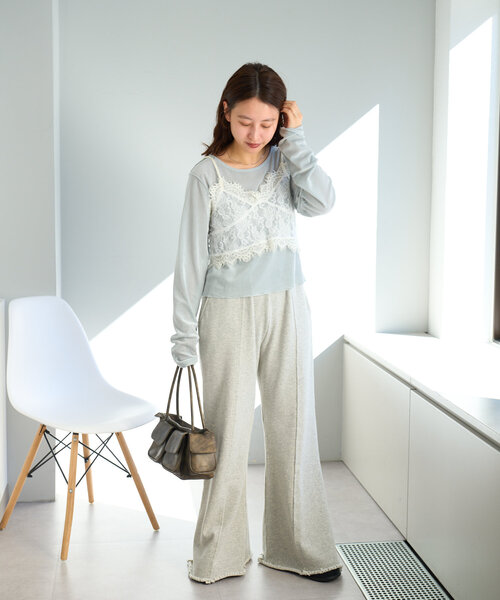 Kastane レースビスチェ オフホワイト coming soon 】 レースビスチェ¥5,390（税込） color / ivory