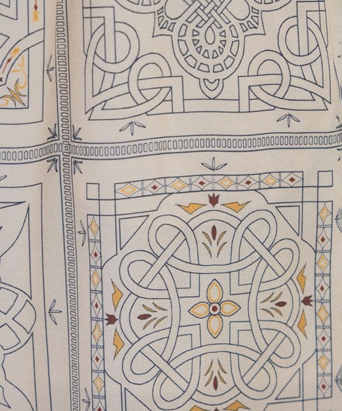 SALON adam et rope'（サロン アダム エ ロペ）の「mahalプリントリラックスパンツ（その他パンツ・レディース・ブラック/ベージュ・FREE）」の9枚目の写真