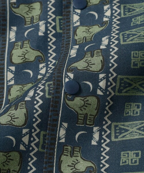 B:MING by BEAMS(ビーミングバイビームス)の「エスニック プリント シャツ(100~140cm)(シャツ/ブラウス・キッズ・ブラウン/ネイビー・100/110/120/130/140)」の18枚目の写真