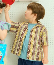 B:MING by BEAMS | エスニック プリント シャツ(100~140cm)(シャツ/ブラウス)