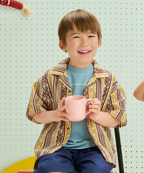 B:MING by BEAMS(ビーミングバイビームス)の「エスニック プリント シャツ(100~140cm)(シャツ/ブラウス・キッズ・ブラウン/ネイビー・100/110/120/130/140)」の20枚目の写真