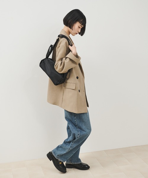 Shelly island（シェリーアイランド）の「ポーチ付きショルダーバッグ（ショルダーバッグ・レディース・ホワイト/ブラック・FREE）」の17枚目の写真