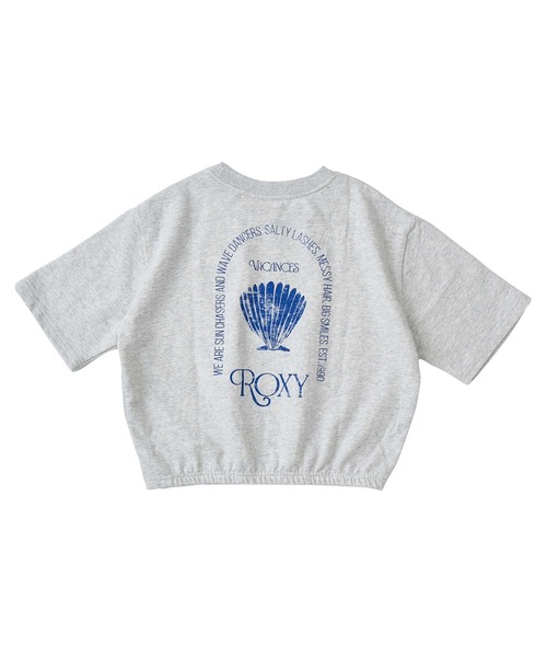 ROXY（ロキシー）の「MINI VACANCES TEE /ロキシーキッズバックプリント半袖トップス（Tシャツ/カットソー・キッズ・グレー/ピンク/ブラック・140/150/130/120）」の2枚目の写真