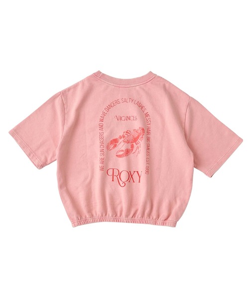 ROXY（ロキシー）の「MINI VACANCES TEE /ロキシーキッズバックプリント半袖トップス（Tシャツ/カットソー・キッズ・グレー/ピンク/ブラック・140/150/130/120）」の3枚目の写真