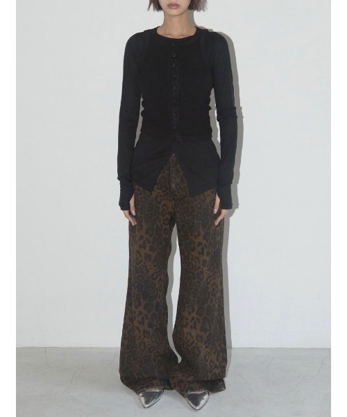 セール】【FANCY CLUB】3-WAY BUTTON LAYERED LONG SLEEVE