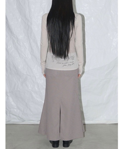 tシャツ 「FANCY CLUB」3-WAY BUTTON LAYERED LONG SLEEVE / 「ファンシークラブ」ボタンベストレイヤード長袖 セール】【FANCY CLUB】3-WAY BUTTON LAYERED LONG SLEEVE
