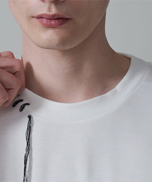 BROWNY（ブラウニー）の「BROWNY/グラフィックステッチロンT（Tシャツ/カットソー・メンズ・ホワイト/ブラック・MEDIUM/LARGE）」の14枚目の写真