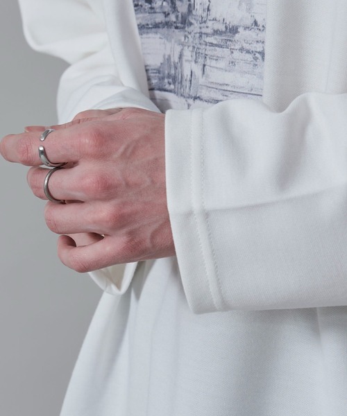 BROWNY（ブラウニー）の「BROWNY/グラフィックステッチロンT（Tシャツ/カットソー・メンズ・ホワイト/ブラック・MEDIUM/LARGE）」の15枚目の写真