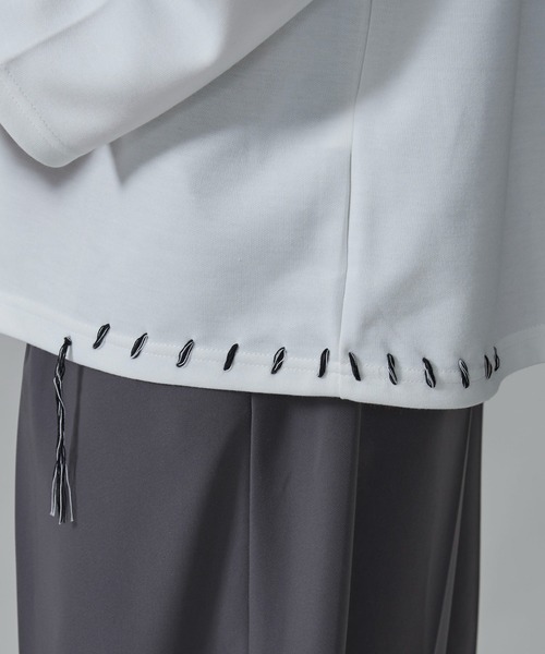 BROWNY（ブラウニー）の「BROWNY/グラフィックステッチロンT（Tシャツ/カットソー・メンズ・ホワイト/ブラック・MEDIUM/LARGE）」の17枚目の写真