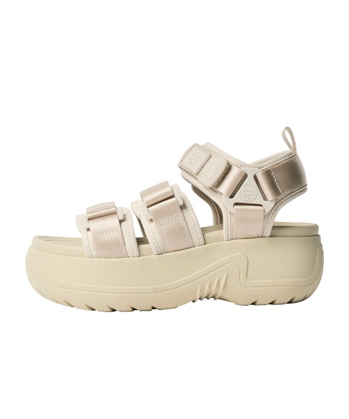 SHAKA(シャカ)の「SHAKA 厚底 サンダル NEO BUNGY EVOL CHUNKY ネオバンジー エヴォル チャンキー EVOLソール(サンダル・レディース・キナリ/ナチュラル/ブラック・23/24/25/26/22)」の4枚目の写真