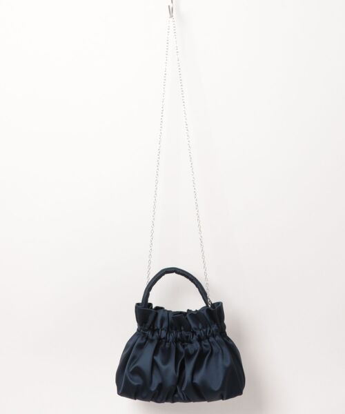 My shawty(マイシャウティー)の「3way satin pearl bag(ハンドバッグ・レディース・ホワイト/ネイビー/ベージュ/ブラック・FREE)」の15枚目の写真