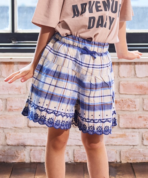 LSP WOW（エルエスピーワオ）の「【LSP WOW!】インド綿 キュロット（その他パンツ・キッズ・パープル/ブルー・140/130/120/110/100）」の2枚目の写真