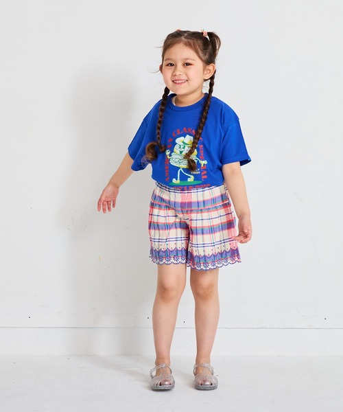 LSP WOW（エルエスピーワオ）の「【LSP WOW!】インド綿 キュロット（その他パンツ・キッズ・パープル/ブルー・140/130/120/110/100）」の5枚目の写真