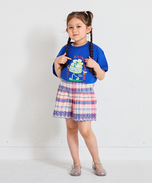 LSP WOW（エルエスピーワオ）の「【LSP WOW!】インド綿 キュロット（その他パンツ・キッズ・パープル/ブルー・140/130/120/110/100）」の4枚目の写真