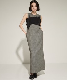 CLANE（クラネ）の「【CLANE/クラネ】BACK SHEER MAXI ONEPIECE 