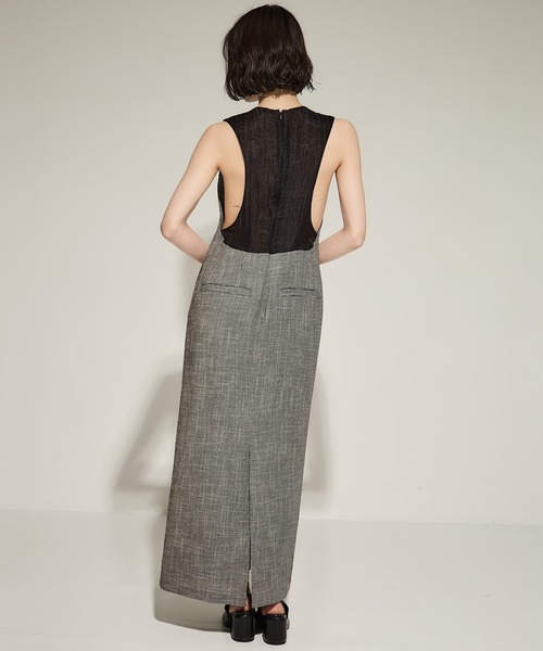 CLANE（クラネ）の「【CLANE/クラネ】BACK SHEER MAXI ONEPIECE