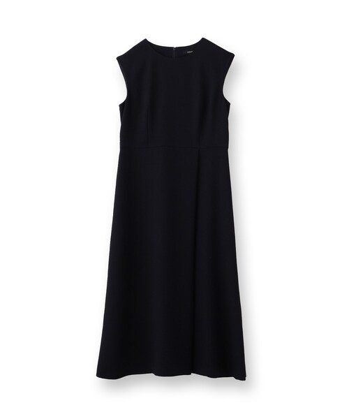 UNTITLED（アンタイトル）の「【セットアップ可/きれいめ】ドライタッチワンピース（ワンピース・レディース・オフホワイト/ナチュラル/ネイビー・00/01/02/03/04/42/44/46/48/50）」の4枚目の写真