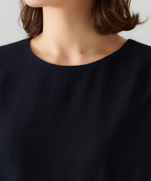 UNTITLED（アンタイトル）の「【セットアップ可/きれいめ】ドライタッチワンピース（ワンピース・レディース・オフホワイト/ナチュラル/ネイビー・00/01/02/03/04/42/44/46/48/50）」の19枚目の写真