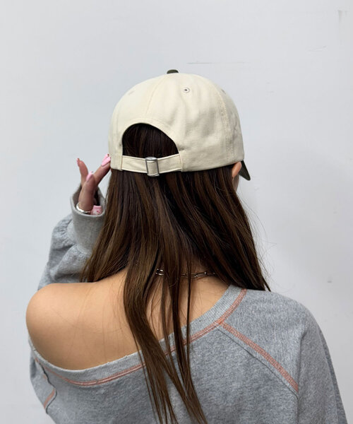 CIAOPANIC（チャオパニック）の「ジャーニーロゴバイカラーキャップ（キャップ・レディース・グリーン/サックスブルー/レッド・ONE SIZE）」の6枚目の写真