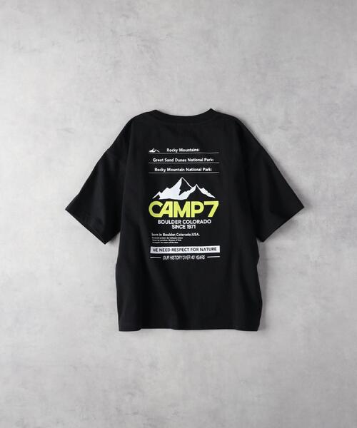 CAMP7(キャンプセブン)の「CAMP7(キャンプ7)ロゴカラープリントTシャツ(Tシャツ/カットソー・キッズ・ブラック/ホワイト・140/150/160/130)」の12枚目の写真