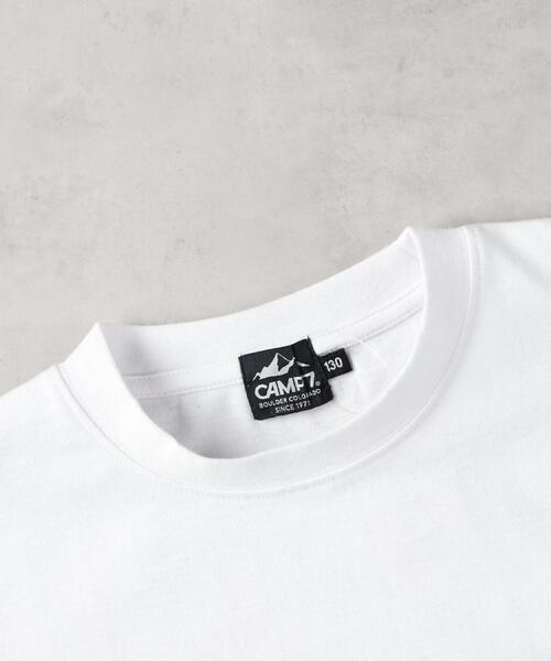 CAMP7(キャンプセブン)の「CAMP7(キャンプ7)ロゴカラープリントTシャツ(Tシャツ/カットソー・キッズ・ブラック/ホワイト・140/150/160/130)」の14枚目の写真