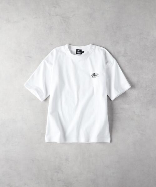 CAMP7(キャンプセブン)の「CAMP7(キャンプ7)ロゴカラープリントTシャツ(Tシャツ/カットソー・キッズ・ブラック/ホワイト・140/150/160/130)」の18枚目の写真