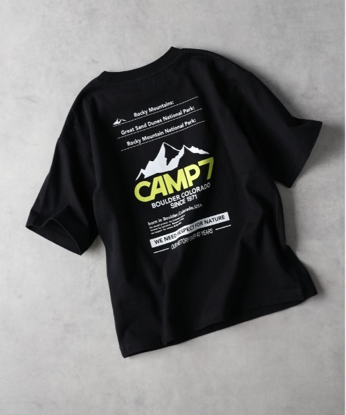 セール】【CAMP7】ロゴカラープリントTシャツ（Tシャツ