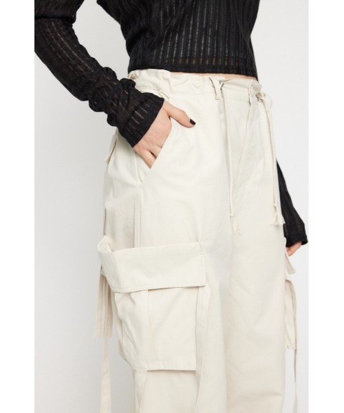【LAGUA GEM】LOOSE POCKET DROOP パンツ セール】LOOSE POCKET DROOP パンツ（カーゴパンツ）｜LAGUA GEM